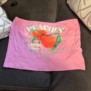 Peachy Pink XXXL tube top from Urban Outfitters